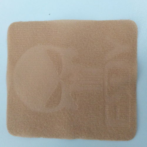 厂家供应烫压骷髅头魔术贴 多色圆角服饰魔术贴与环保方形尼龙纺织品上光皂